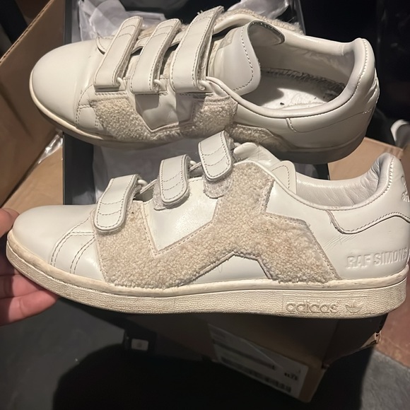 Adidas Stan Smith RAF Simmons Comfort Badge Cream White - Picture 3 of 8